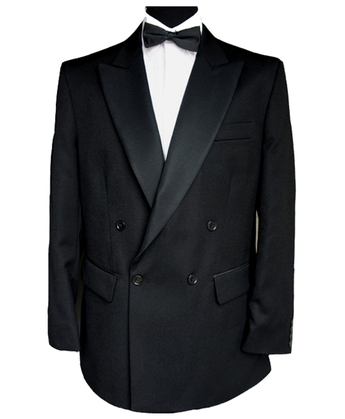 Double Breasted Dinner Jacket - (Finest Barathea Wool) - £155 ...