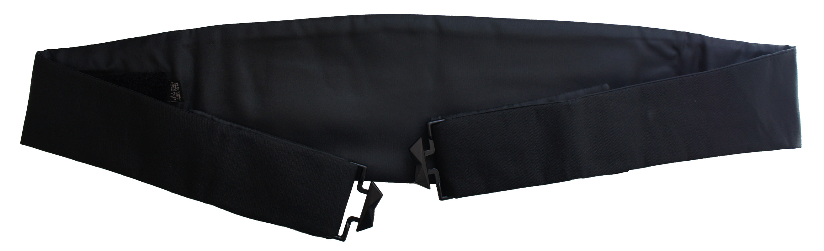 Finest Black Barathea Silk Cummerbund - £39 | Clermont Direct